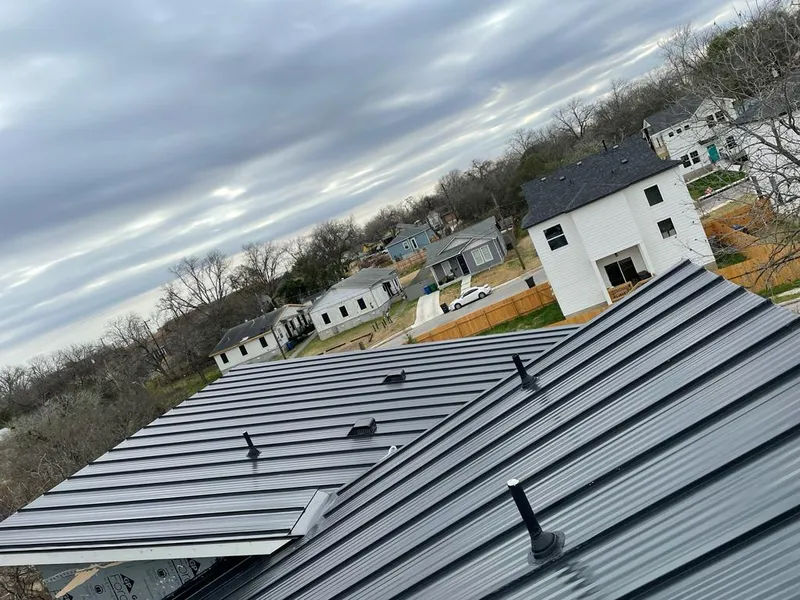 Standing seam metal roof panels with vents for Skylight Repair in Wapakoneta